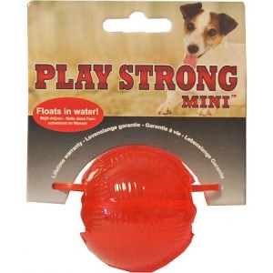 Afbeelding Playstrong Rubber Bal Mini voor honden Per stuk door Brekz.nl