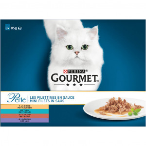 Afbeelding Gourmet Perle Classic (8x85gr) zakjes kat 1 doosje door Brekz.nl