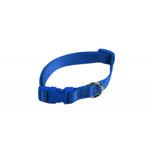 Afbeelding Nylon Halsband Blauw voor honden L door Brekz.nl