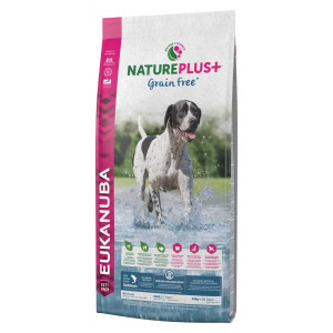 Afbeelding Eukanuba NaturePlus+ Adult Graanvrij Zalm hondenvoer 2,3 kg door Brekz.nl