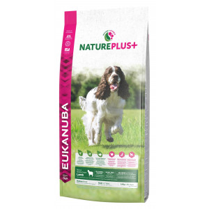 Afbeelding Eukanuba Nature Plus Adult - Lamb - Medium - 10 kg door Brekz.nl