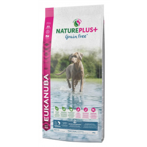 Eukanuba NaturePlus+ Puppy Graanvrij Zalm hondenvoer 14 kg