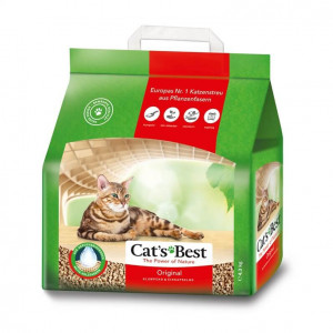 Afbeelding Cats Best Oko Plus Kattengrit 4,3 kg 4,3 kg door Brekz.nl