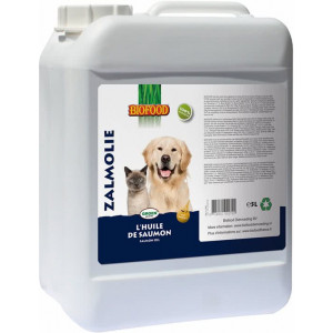 Afbeelding Biofood Zalmolie voor hond en kat 500 ml door Brekz.nl