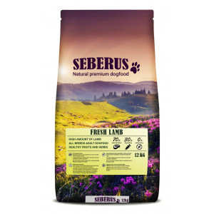 Seberus Fresh Lamb - natuurlijk graanvrij hondenvoer 4 x 1 kg