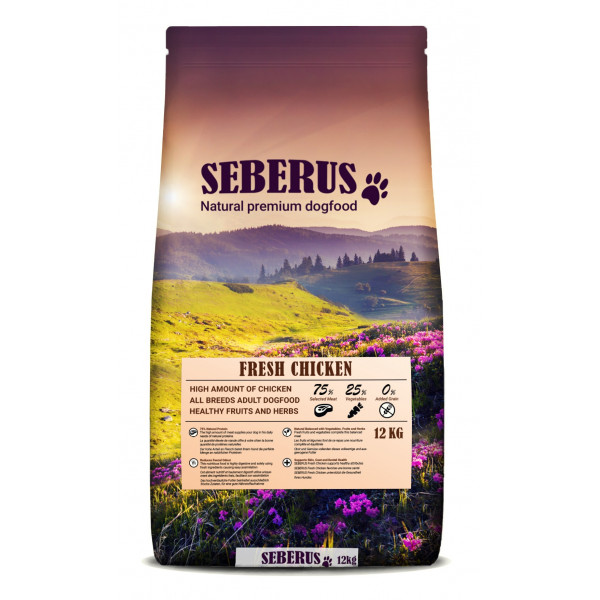 Seberus Fresh Chicken - natuurlijk graanvrij hondenvoer 2 x 12 kg