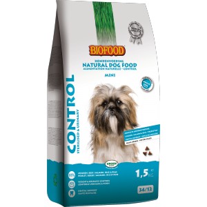 Afbeelding Biofood Control Small Breed hondenvoer 1.5 kg door Brekz.nl