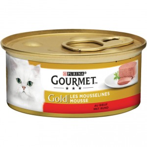 Gourmet Gold mousse met rund kattenvoer