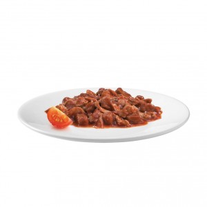 Gourmet Gold Cassolettes met rund, kip, tomaat in saus kattenvoer