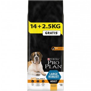 Afbeelding Pro Plan Optibalance Large Robust Adult hondenvoer 14 + 2,5 kg gratis door Brekz.nl