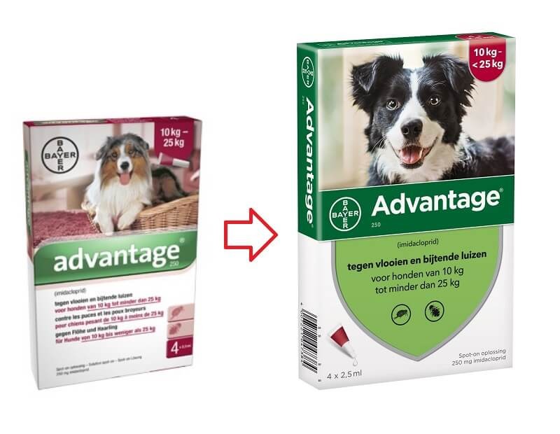 Advantage Nr. 250, vlooienmiddel voor honden