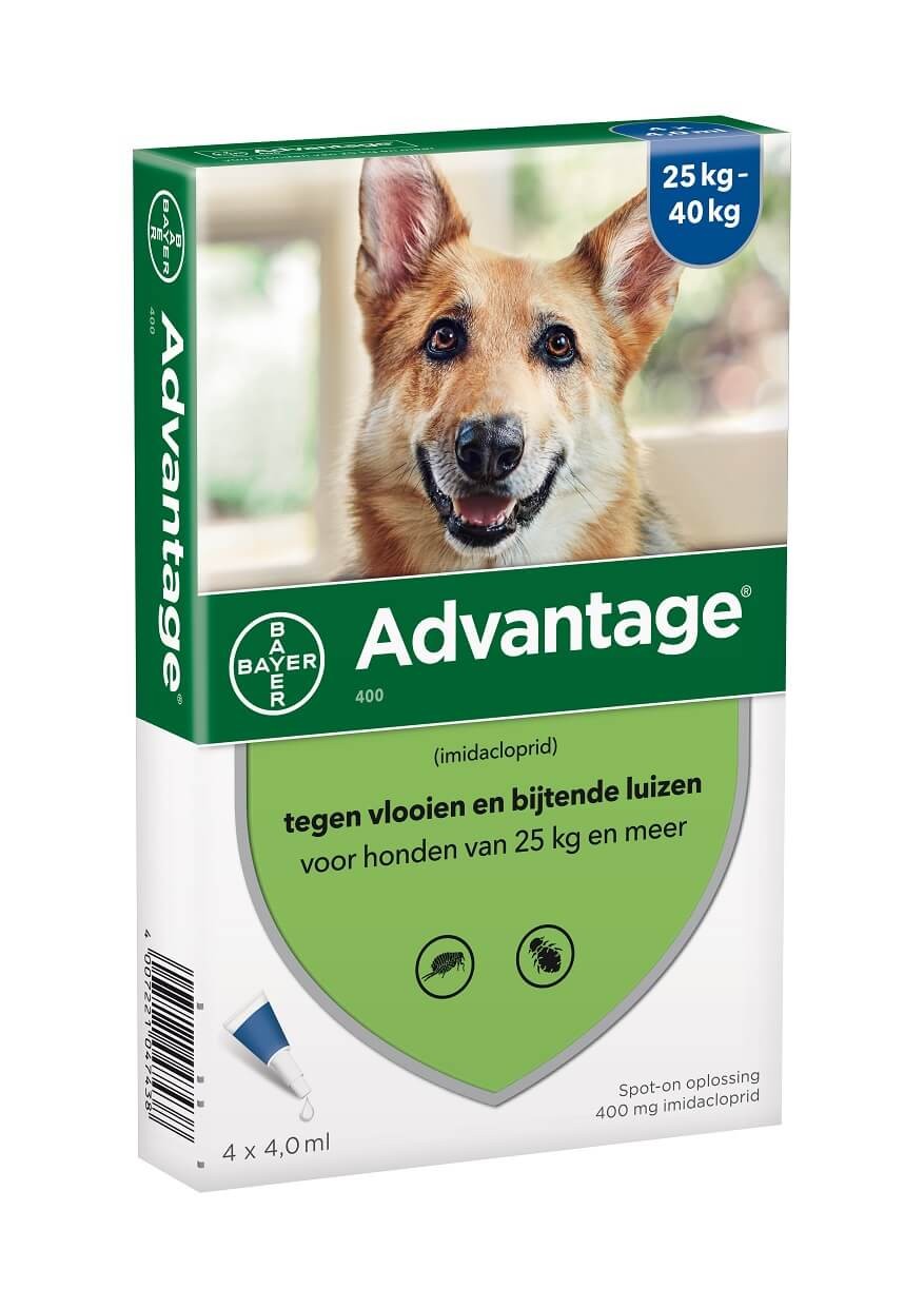 Advantage Nr. 400, vlooienmiddel voor honden