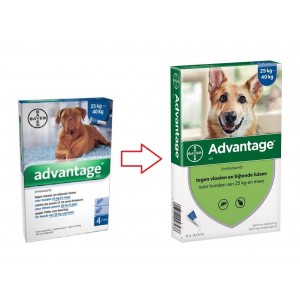 Advantage Nr. 400, vlooienmiddel voor honden