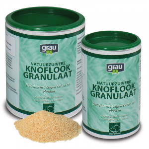 Afbeelding Grau Knoflookgranulaat - Voedingssupplement 400 gram door Brekz.nl