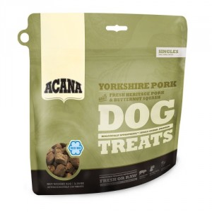 Afbeelding Acana Singles Yorkshire Pork Dog hondensnacks 92 gram door Brekz.nl