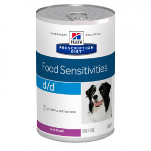 Hill's Prescription Diet D/D Food Sensitivities hondenvoer met eend & rijst 370 g