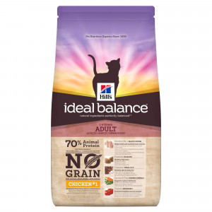 Afbeelding Hill's Ideal Balance Adult Graanvrij Kip & Aardappel kattenvoer 300 gram door Brekz.nl