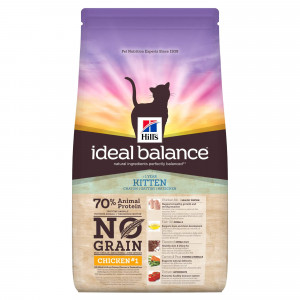 Afbeelding Hill's Ideal Balance - Feline Kitten No Grain - 1.5kg door Brekz.nl