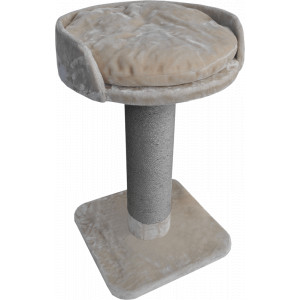 Afbeelding Krabpaal Kiara 60x60x100 voor de kat Grijs door Brekz.nl