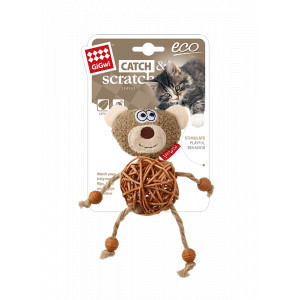 Afbeelding Eco Line Cat Toy met catnip voor de kat Beer door Brekz.nl