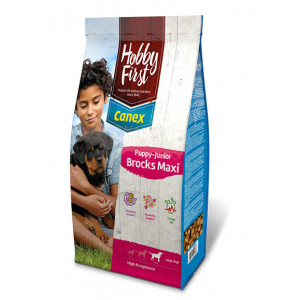 Afbeelding HobbyFirst Canex Puppy-Junior Brocks Maxi hondenvoer 12 kg door Brekz.nl