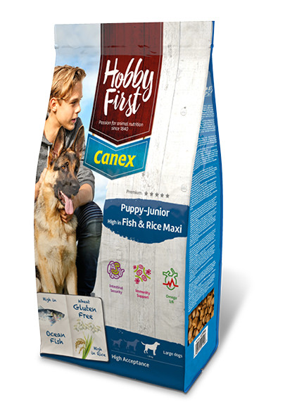 HobbyFirst Canex Puppy-Junior High in Vis & Rijst Maxi