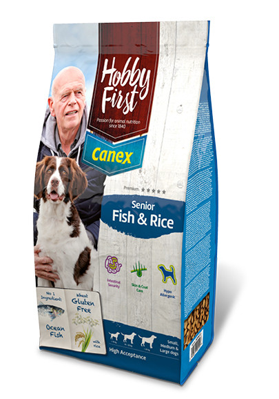 HobbyFirst Canex Senior Fish & Rice Hondenvoer