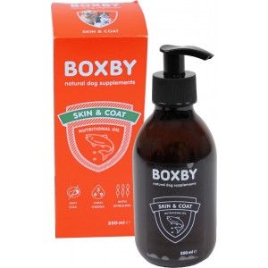 Afbeelding Boxby for dogs Skin & Coat olie 250 ml Per stuk door Brekz.nl