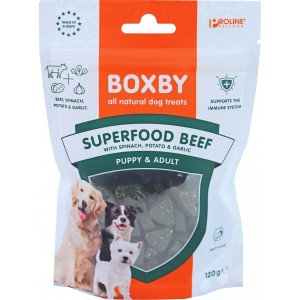Afbeelding Boxby for dogs superfood 120 gram Beef Per stuk door Brekz.nl