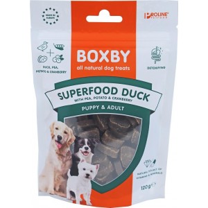 Afbeelding Boxby for dogs superfood 120 gram Duck Per stuk door Brekz.nl