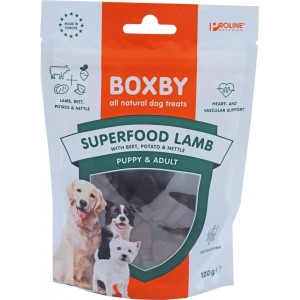 Afbeelding Boxby for dogs superfood 120 gram Lamb Per stuk door Brekz.nl