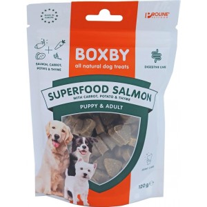 Afbeelding Boxby for dogs superfood 120 gram Salmon Per stuk door Brekz.nl