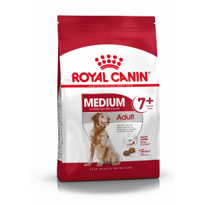Afbeelding Royal Canin Medium Adult 7+ hondenvoer 15 + 3 kg gratis door Brekz.nl