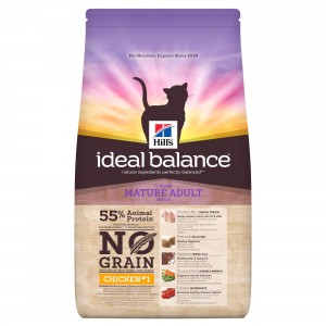 Afbeelding Hill's Ideal Balance Mature Adult Graanvrij Kip kat 1.5 kg door Brekz.nl