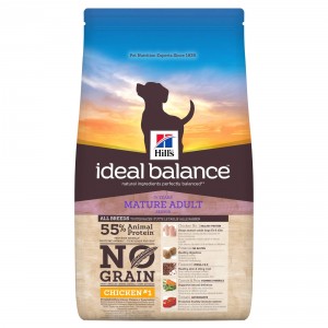 Afbeelding Hill's Ideal Balance Mature Adult Graanvrij Kip & Aardappel hond 2 kg door Brekz.nl