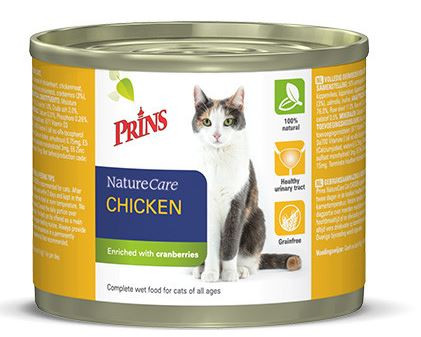 Prins NatureCare Kip kattenvoer