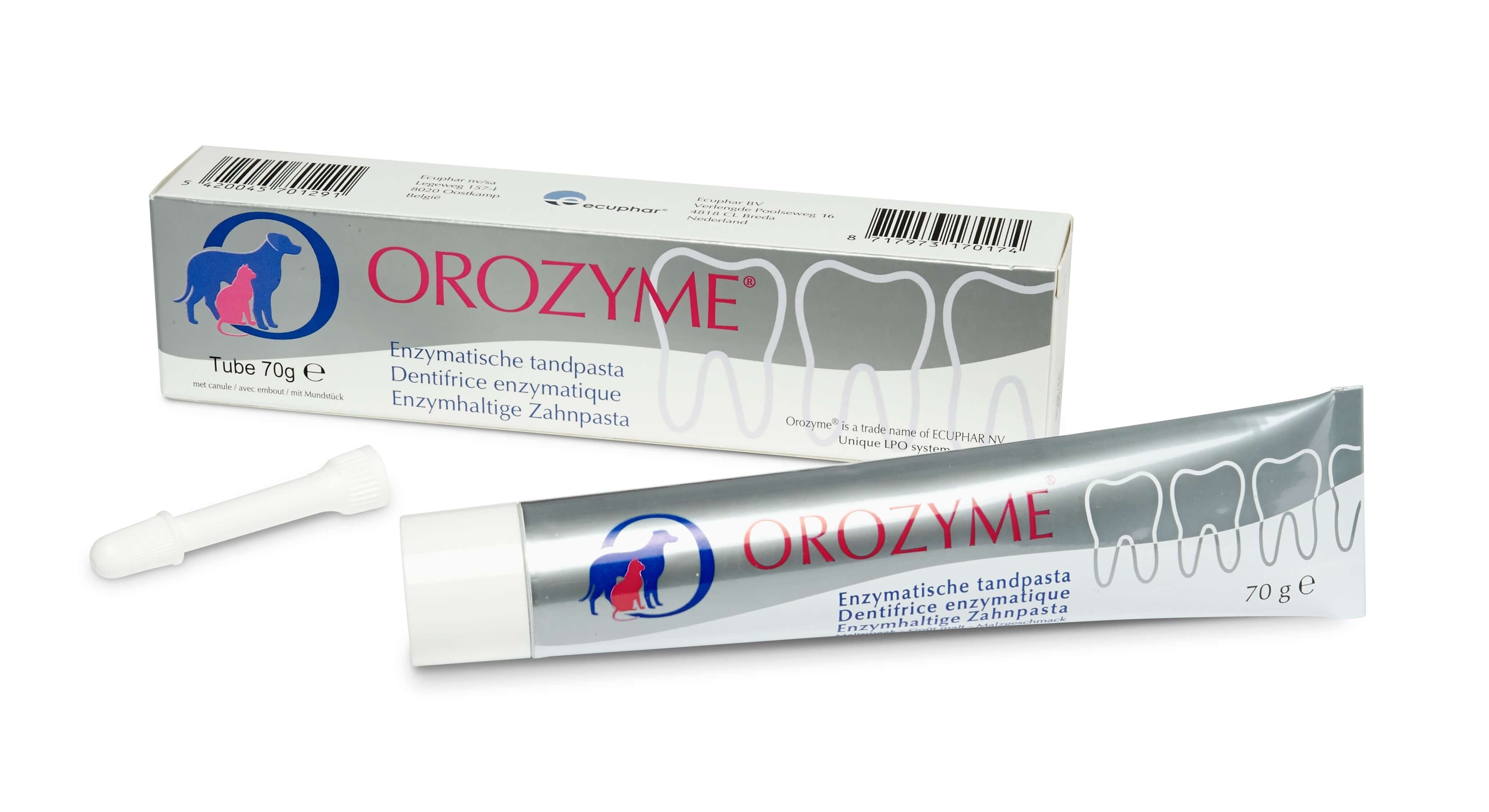 Orozyme tandpasta voor hond en kat