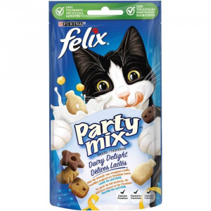 Afbeelding Felix Party Mix Dairy Delight - Kattensnack - 60 g door Brekz.nl