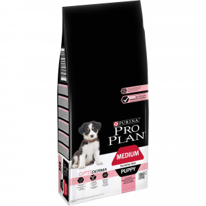 Afbeelding Pro Plan Optiderma Medium Puppy Sensitive Skin hondenvoer 12 kg door Brekz.nl