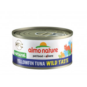 Afbeelding Almo Nature HFC Natural Geelvintonijn Wild Taste 70 gr Per 24 door Brekz.nl