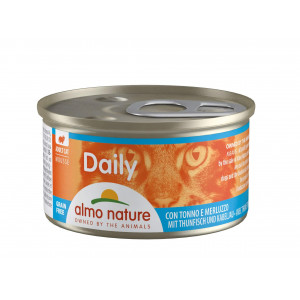 Almo Nature Daily Mousse met tonijn & witvis (85 gram) 48 x 85 g