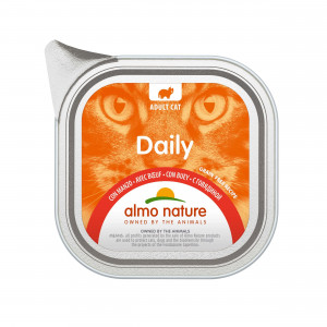 Almo Nature Daily met rund natvoer kat (100 g) 32 x 100 g