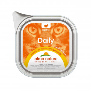 Afbeelding Almo Nature Daily met Kip 100 gram Per 32 door Brekz.nl