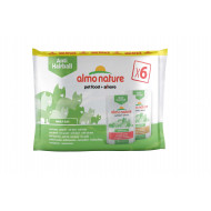 Almo Nature Anti Hairball multipack met rund en kip natvoer kat (70 g) 6 x 70 g