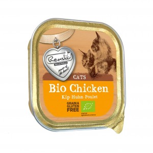 Afbeelding Renske Kat Biologisch Vers Vlees - Kip - 19 x 85 gram door Brekz.nl