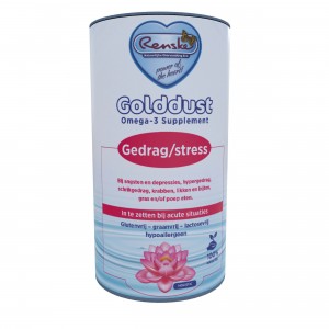 Afbeelding Renske Golddust Gedrag & Stress - Voedingssupplement 250 gram door Brekz.nl