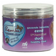 Renske Gezonde Beloning eend snackhartjes hond 300 g
