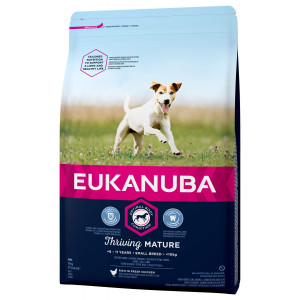 Afbeelding Eukanuba Thriving Mature Small Breed kip hondenvoer 3 kg door Brekz.nl