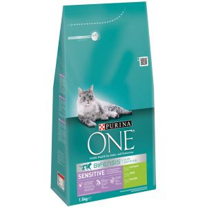 Afbeelding Purina One - Sensitive Kalkoen / Rijst door Brekz.nl