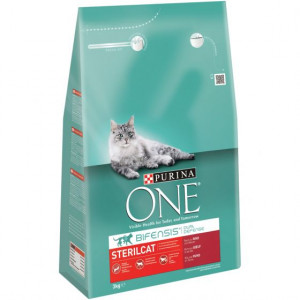 Afbeelding Purina One - Sterilcat Rund / Tarwe door Brekz.nl